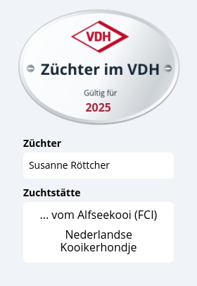 Züchterplakette 2025